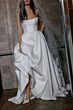 Locket 16742P Alpinia Button Back Mikado A-line Bridal Dress