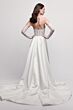 Locket 16744 Aster Lace Back Strapless Satin A-line Wedding Dress