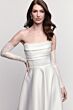 Locket 16744 Aster Lace Back Strapless Satin A-line Wedding Dress