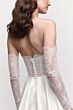 Locket 16744 Aster Lace Back Strapless Satin A-line Wedding Dress