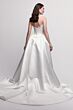 Locket 16752 Iris Detachable Overskirt Lace and Satin Wedding Dress