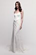 Locket 16752 Iris Detachable Overskirt Lace and Satin Wedding Dress