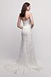 Locket 16752 Iris Detachable Overskirt Lace and Satin Wedding Dress