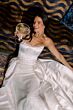 Locket 16752 Iris Detachable Overskirt Lace and Satin Wedding Dress