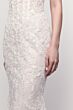 Locket 16807 Amaranth Fitted Beaded Lace Strapless Bridal Dress