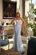 Alyce Paris 62036 Corset Top Lace-Up Back Dress