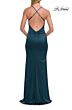 La Femme 33732 Chocolate Brown Fitted Dress
