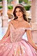 Princesa by Ariana Vara PR30156 Beaded Corset Bodice Quince Dress