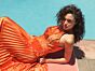 Ieena for Mac Duggal 26992 High Neck Pleated Dress