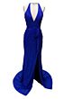 Ava Presley 42220 Plunging Halter Neck Front Bow Dress