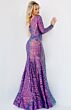 Jovani 24098 Iridescent Violet Dress