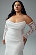 Sophia Tolli Y3180 Lucie Scoop Neckline and Off the shoulder Wedding Dress