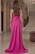 Jovani 49361 Strapless Straight Neck Draped Dress