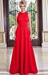 Jovani 52629 High Neckline Sleeveless A-line Dress