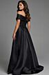 Jovani 41198 A-Line Illusion Bodice Off The Shoulder Dress