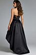 Jovani 42357 High-Low Strapless A-Line Bubble Hem Dress
