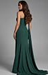 Jovani 44177 Asymmetric Neck Shoulder Bow Streamer Dress