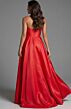 Jovani 44180 Sweetheart Neck Satin Overskirt Dress