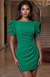 Jovani 47835 Puff Sleeve Bateau Neck Dress