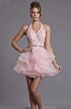 Jovani K52182 Ruffle Skirt Lace Bodice Light Pink Dress