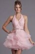 Jovani K52182 Ruffle Skirt Lace Bodice Light Pink Dress