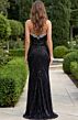 Jovani 49268 High Slit Embellished Dress