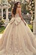 Jovani Q47374 Back Bow Sweetheart Neck Quinceanera Gown