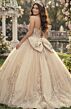 Jovani Q47374 Back Bow Sweetheart Neck Quinceanera Gown