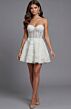 Jovani 36578 Sheer Bodice Strapless Dress