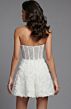 Jovani 36578 Sheer Bodice Strapless Dress