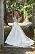Mori Lee 4158 Pia Drape Bodice Drop Waist Wedding Gown