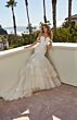 Mori Lee 2532 Marceline Tiered Skirt Illusion Back Wedding Dress