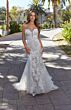 Mori Lee 2552 Marion Bishop Sleeves Plunging Neck Bridal Gown