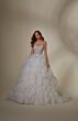 Mori Lee 2557 Melina Ruffle Skirt Strapless Wedding Dress