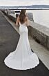 Mori Lee 12613 Nyssa Scallop Cowl Neck Wedding Dress