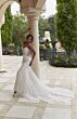 Mori Lee 2604 Paisley Pearl Beaded Slim-Flare Wedding Dress