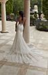 Mori Lee 2604 Paisley Pearl Beaded Slim-Flare Wedding Dress