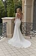 Mori Lee 2607 Paris Illusion Sleeve Drape Skirt Wedding Dress
