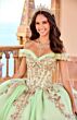 Princesa by Ariana Vara PR30152 Basque Waist Ombre Quinceanera Dress