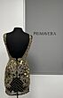Primavera Couture 3702 Backless V-Neck Embellished Dress