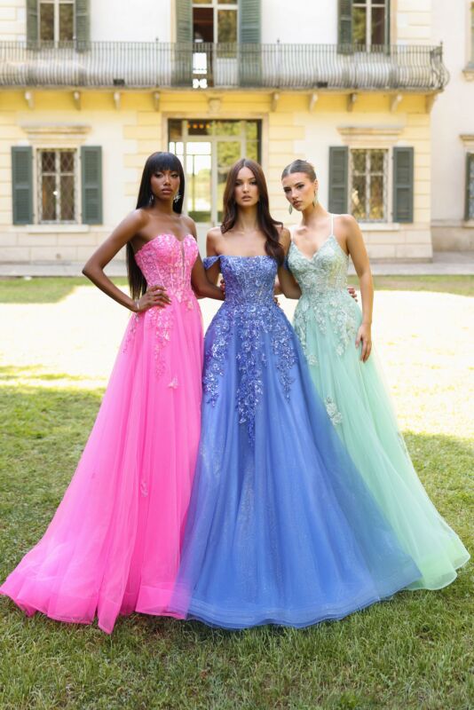 Aerie Couture 298 High Slit Strapless Dress