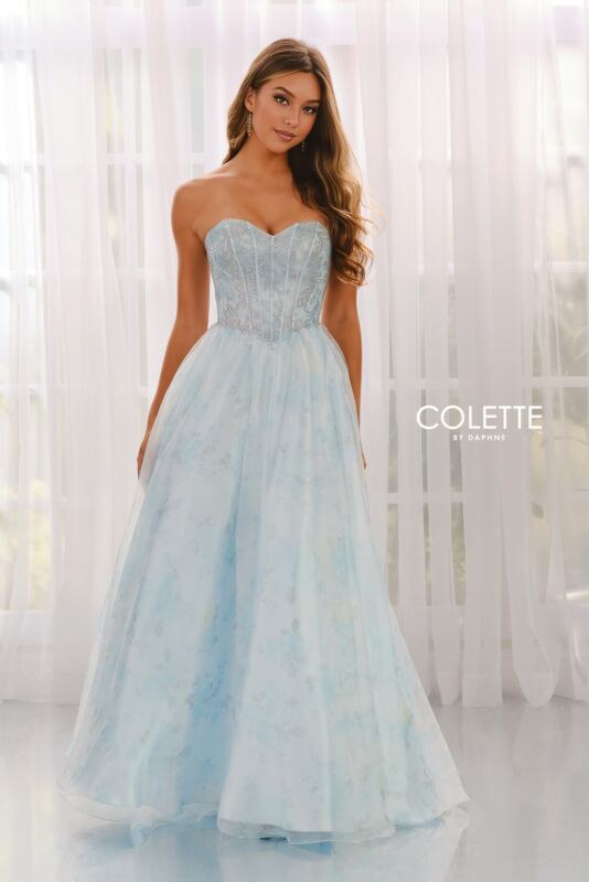 Light Blue Floral