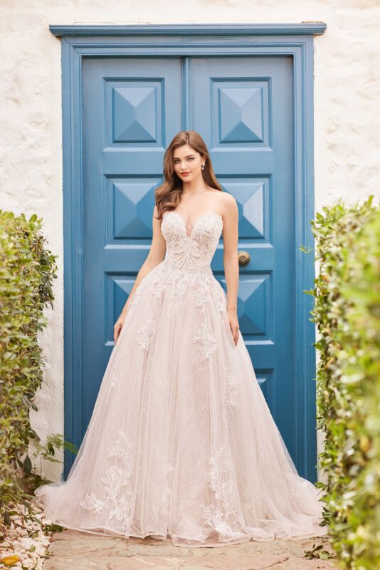 Martin Thornburg MTL22117 Larue Strapless Sweetheart Neck Bridal Dress