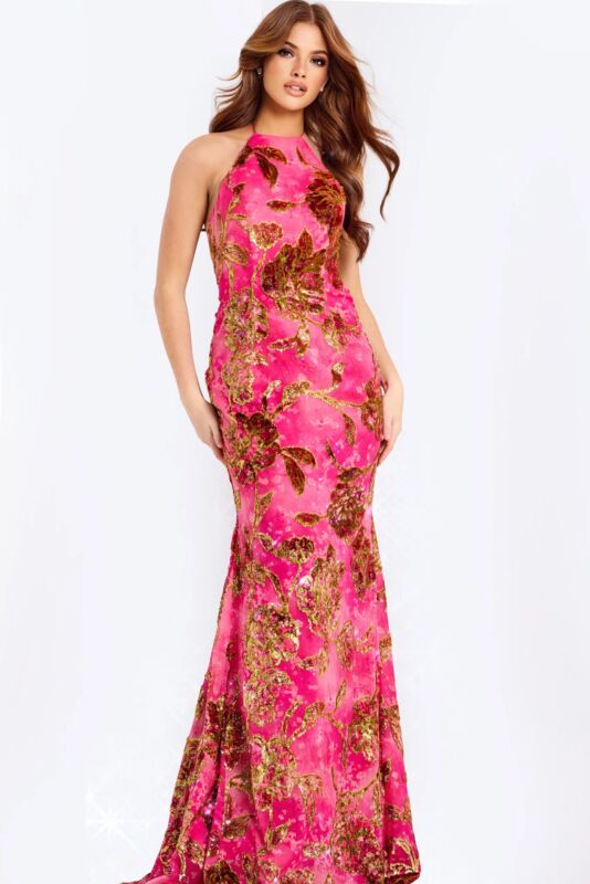Fuchsia/Gold