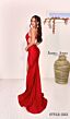 Jessica Angel 2513 Strappy Back High Slit Dress