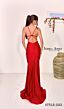 Jessica Angel 2513 Strappy Back High Slit Dress