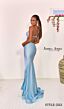 Jessica Angel 2513 Strappy Back High Slit Dress