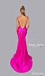 Jessica Angel 2514 Tail Train Scoop Neck Backless Dress