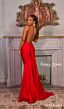 Jessica Angel 2514 Tail Train Scoop Neck Backless Dress