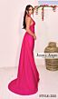 Jessica Angel 2515 Tail Train Plunging Halter Dress